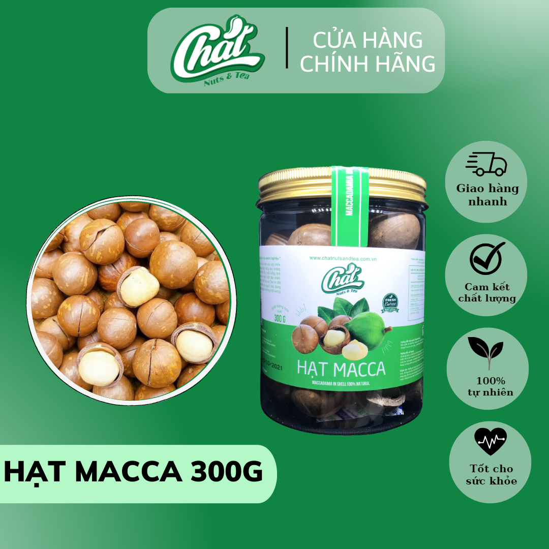 Hạt macca 300g